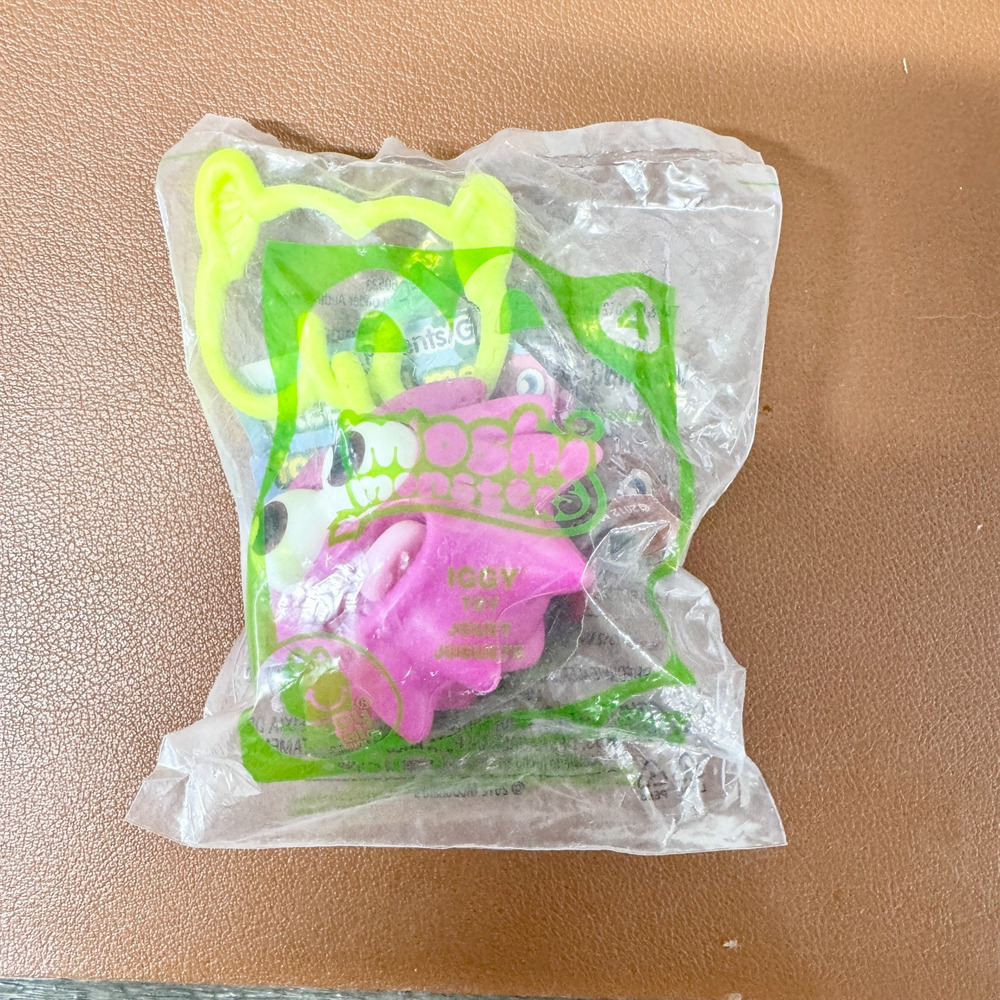 McDonalds Happy‎ Meal Toy 2012 Mind Candy Moshi Monsters Pink Iggy Monster 3+